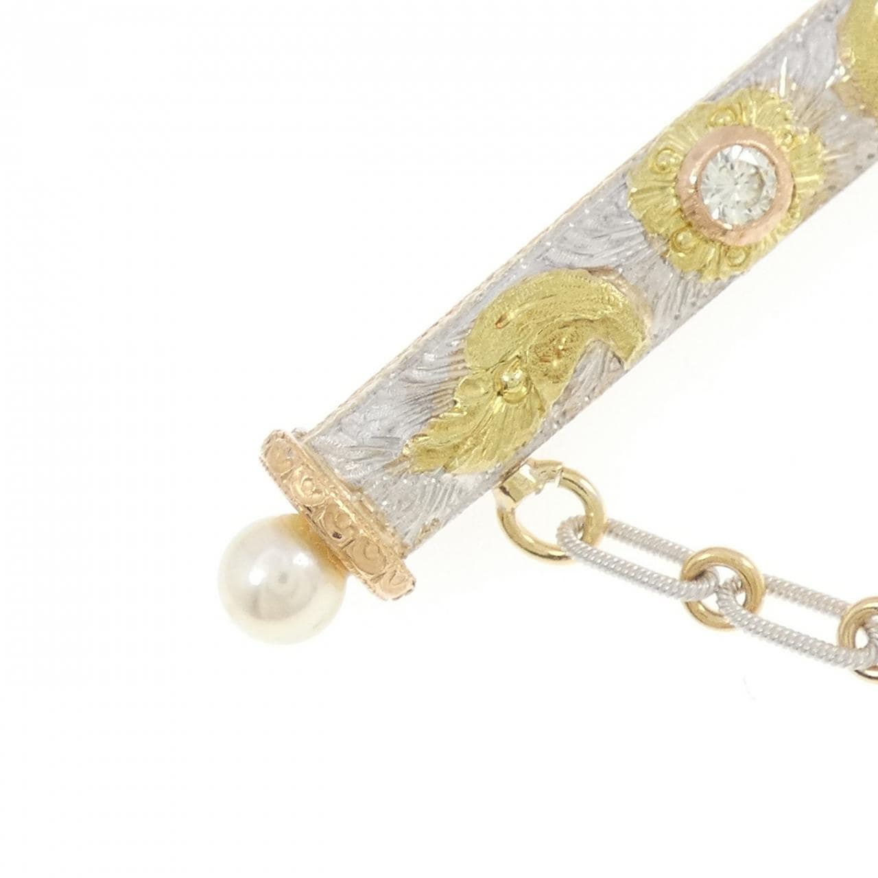 カッツァニーガ アコヤパール ブローチ