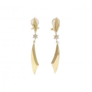 K18YG ダイヤモンド ピアス 0.20CT