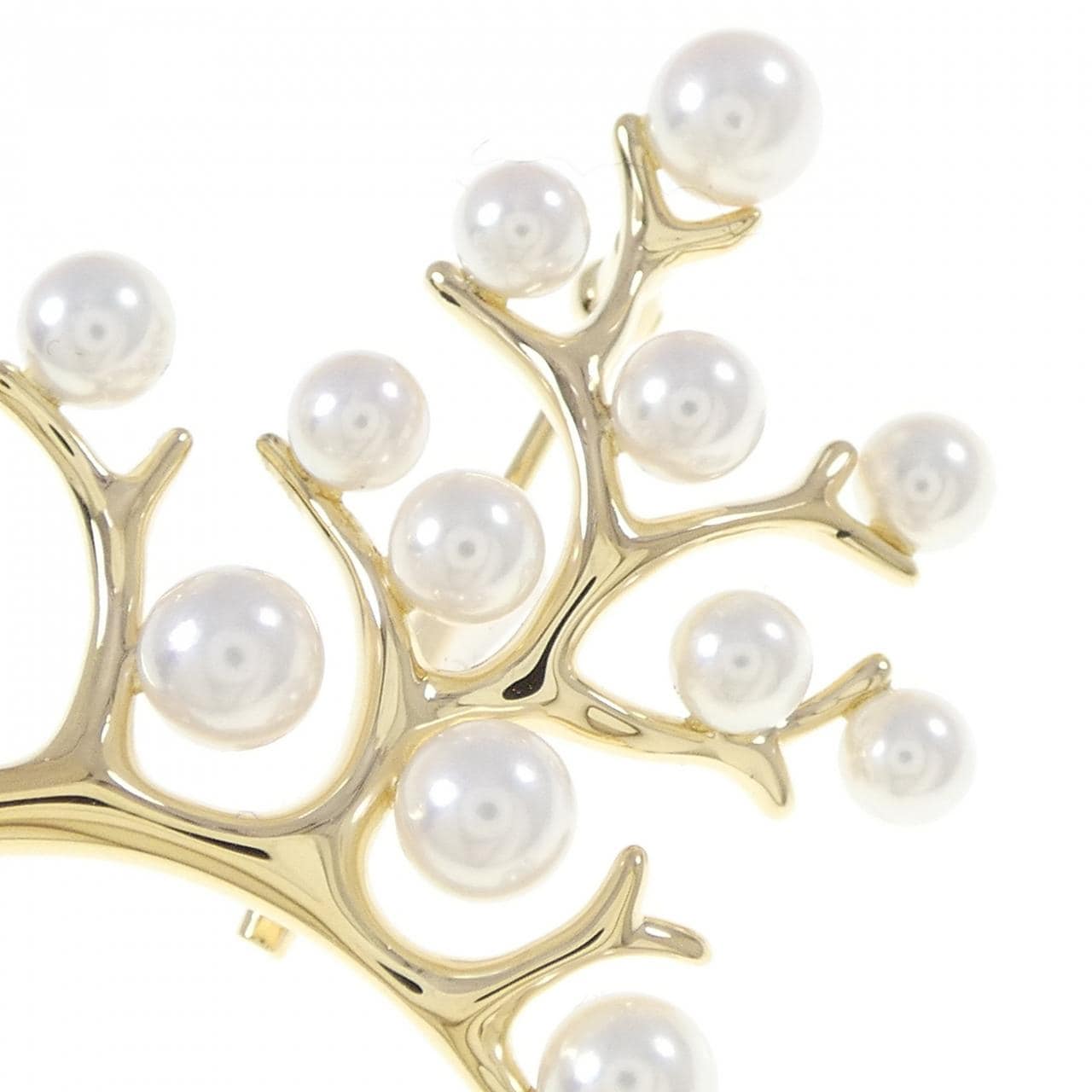 ミキモト コウフクノキ ブローチ