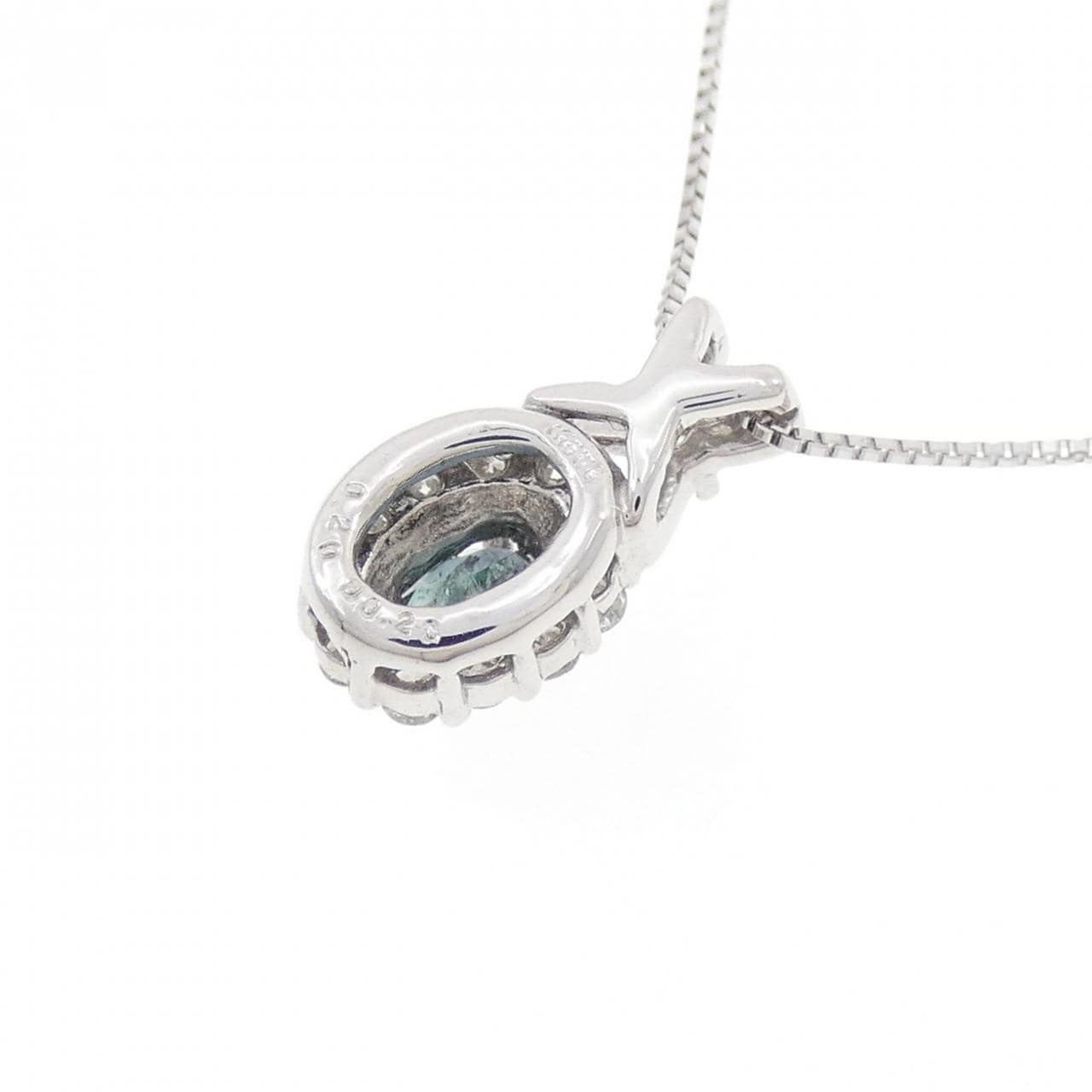 K18WG アレキサンドライト ネックレス 0.20CT