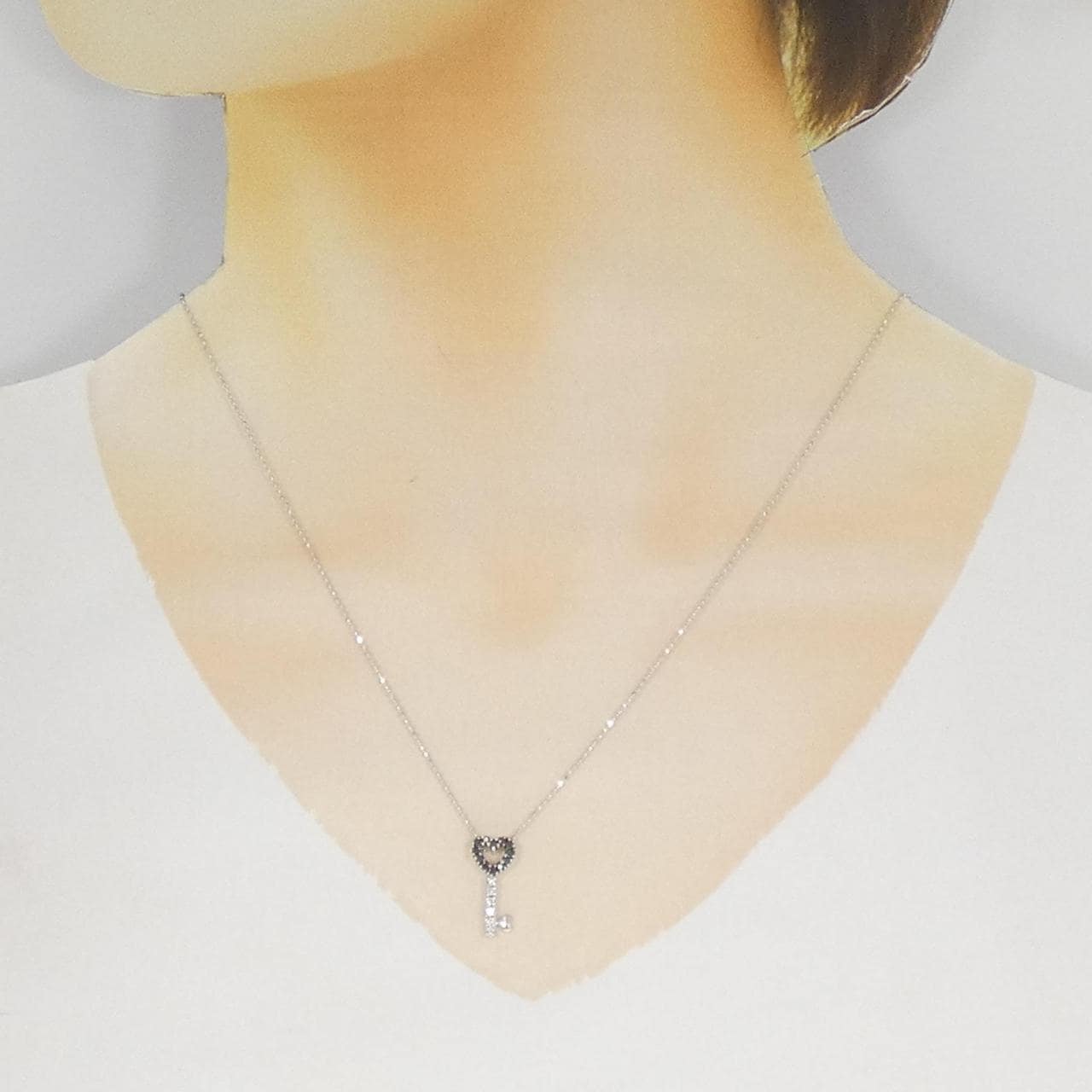 ポンテヴェキオ キー ネックレス 0.18CT