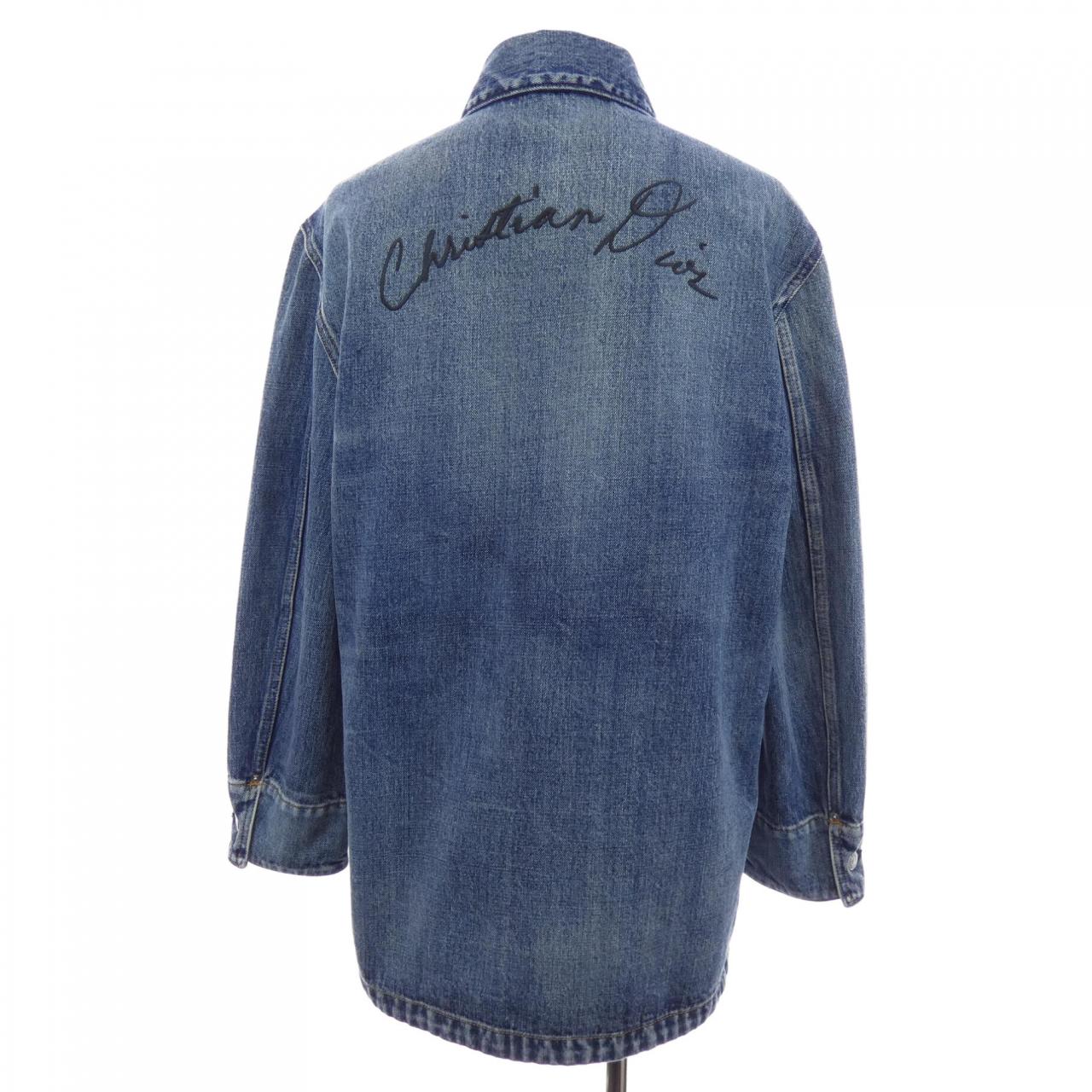 ディオール DIOR LILY OF THE VALLEY OVERSHIRT 493D493AY552 デニムジャケット