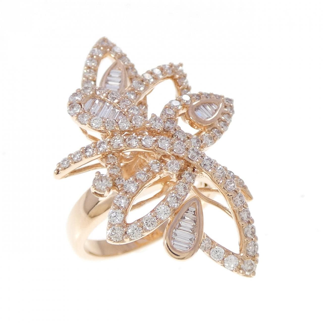 K18PG ダイヤモンド リング 1.64CT