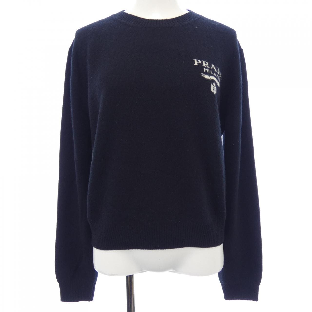 プラダ PRADA インターシャ ロゴ P24S1L S221 11N1 ニット