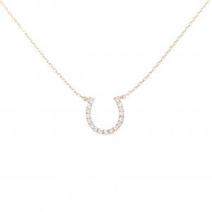 スタージュエリー ホースシュー ダイヤモンド ネックレス 0.05CT