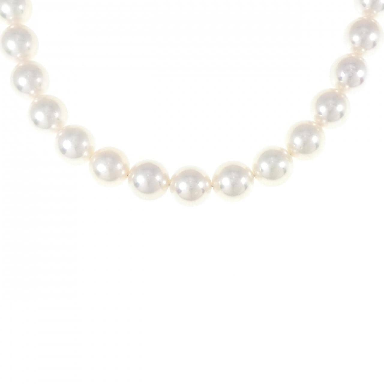 [BRAND NEW] Silver Clasp Akoya Pearl Necklace 8.5-9mm