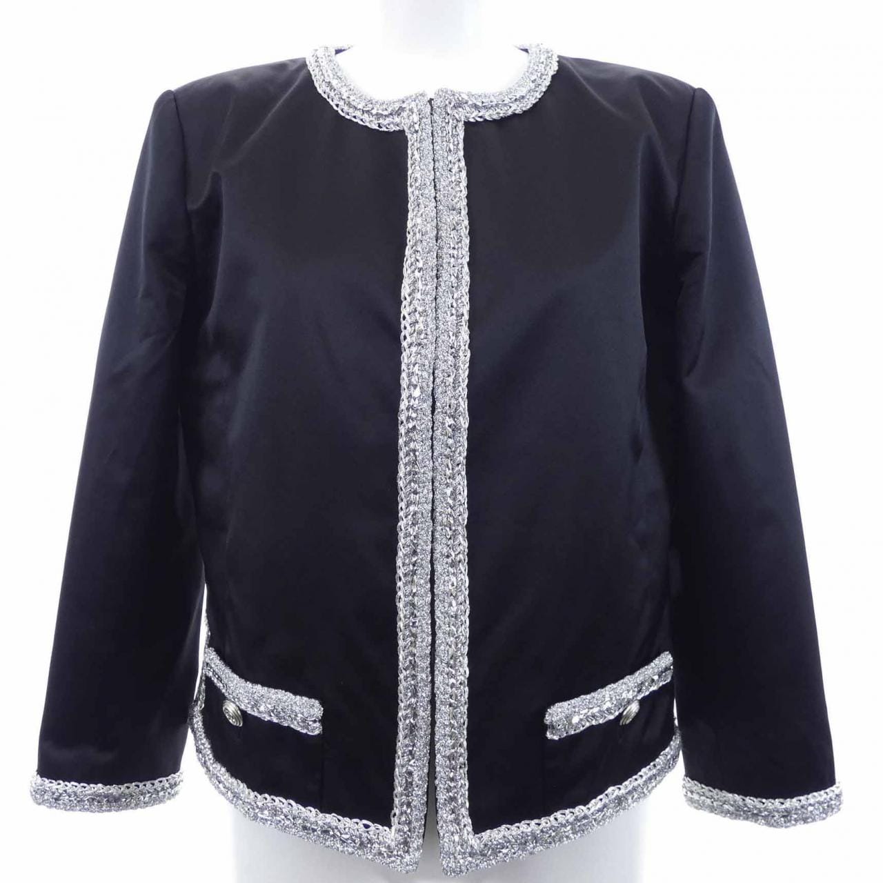 シャネル CHANEL P64052V60050 20S ノーカラージャケット