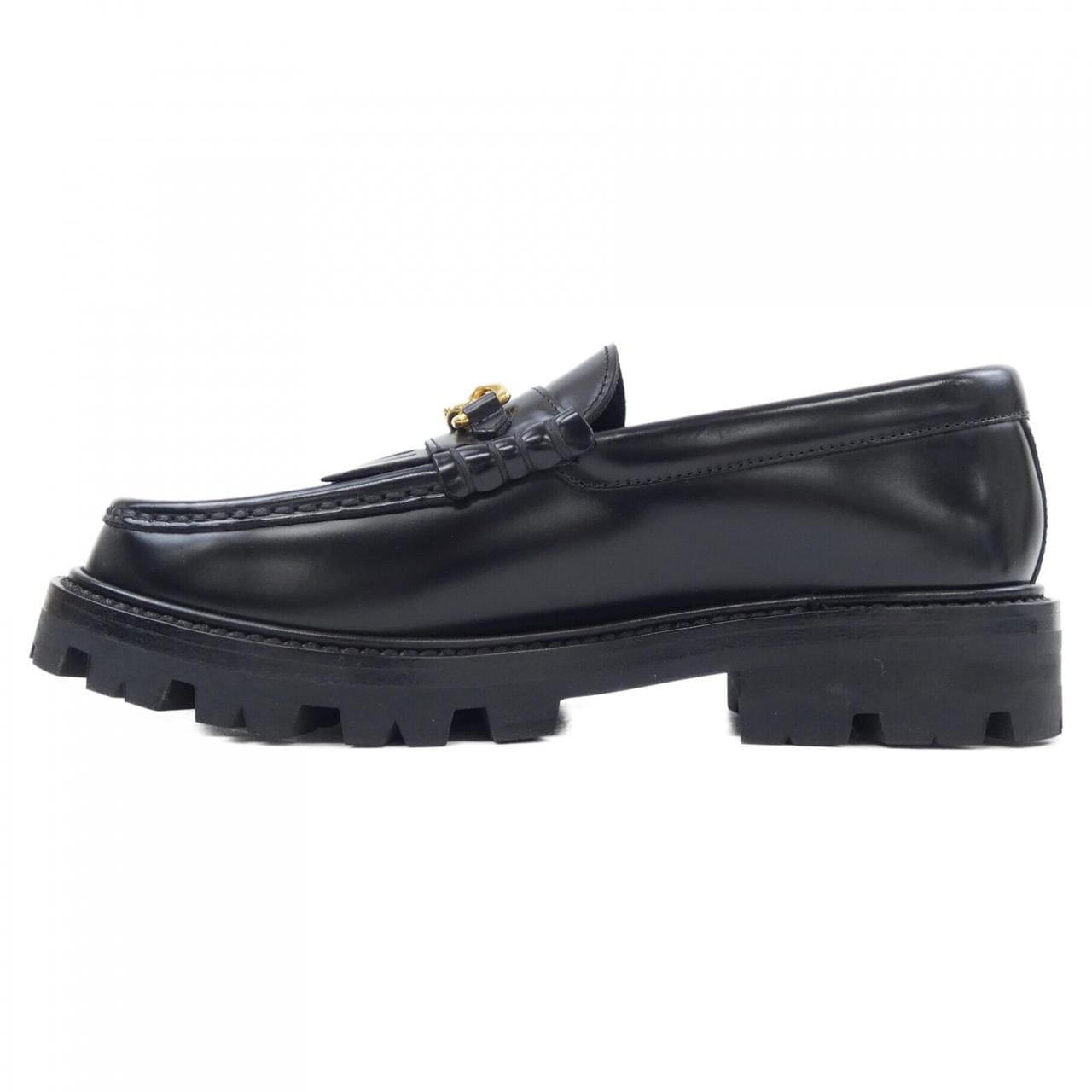 セリーヌ CELINE トリオンフチェーン付CELINEマーガレットローファー 344893602C シューズ