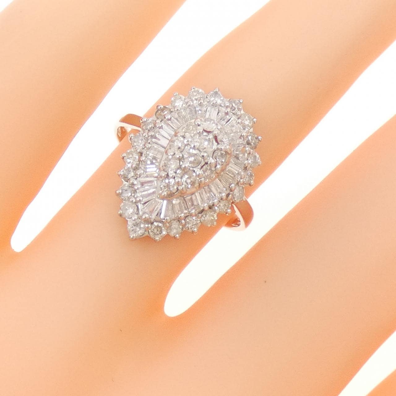 PT900 ダイヤモンド リング 1.00CT