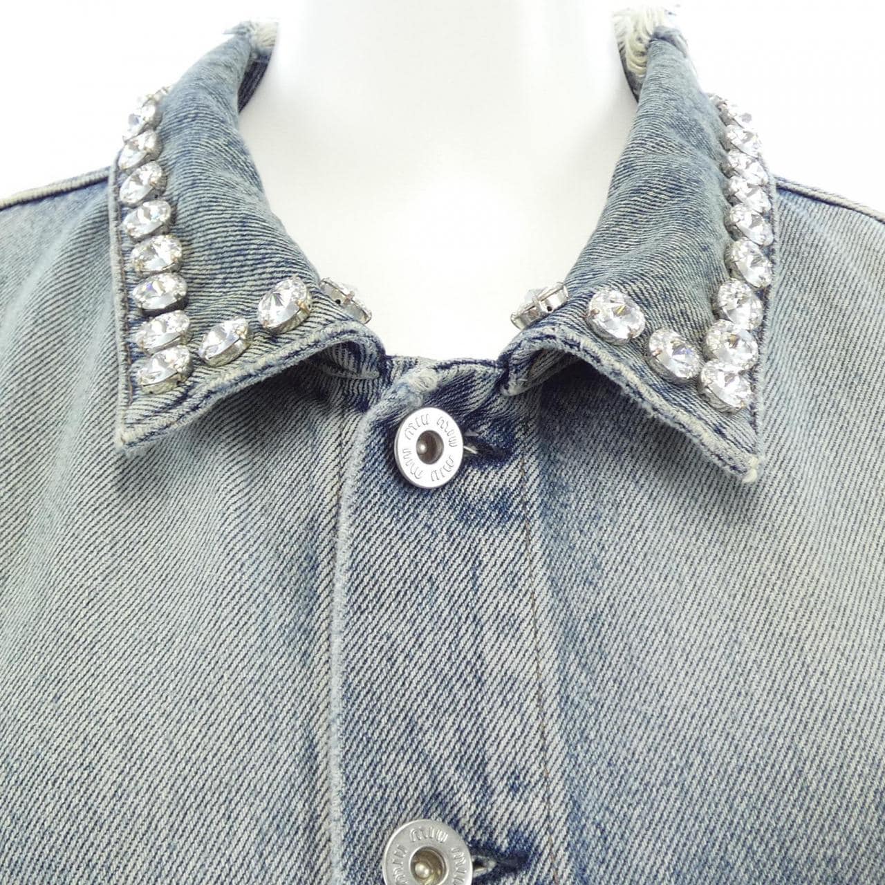 ミュウミュウ MIU MIU GWB060 1S90 デニムジャケット