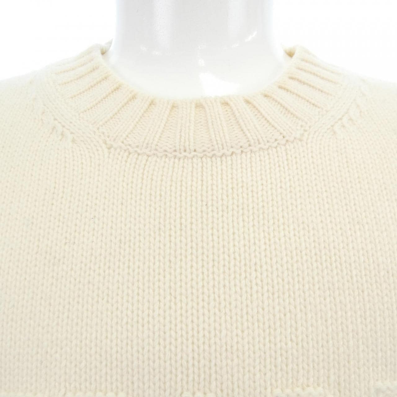 プラダ PRADA ウールxカシミヤ クルーネック セーター UMB645 S232 13HI ニット