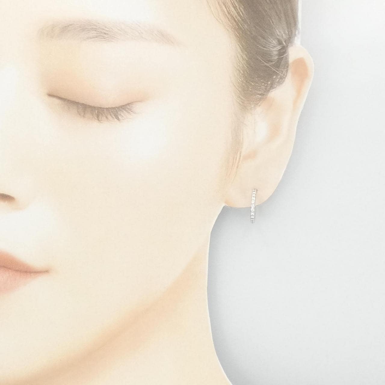 TIFFANY小號圈形小耳環