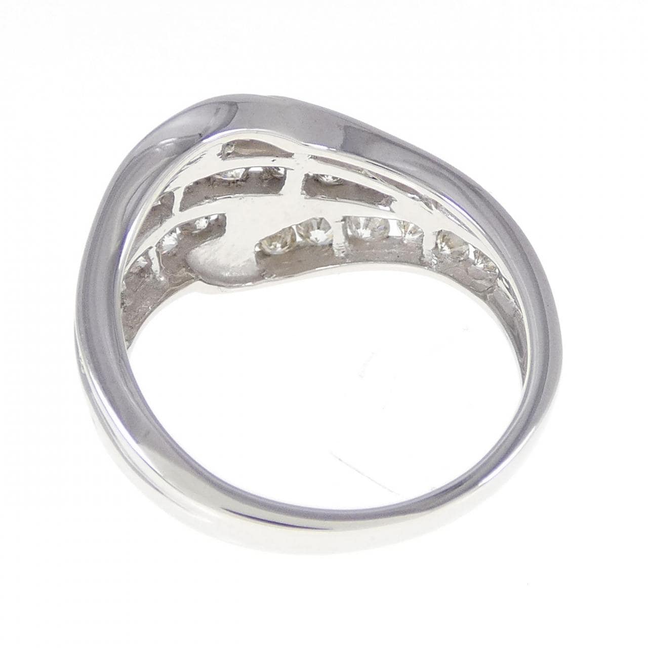 K18WG ダイヤモンド リング 1.25CT