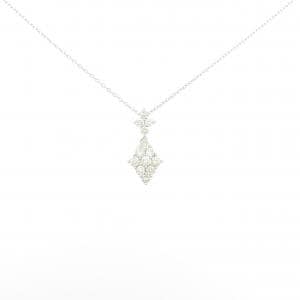 K18WG ダイヤモンド ネックレス 0.45CT
