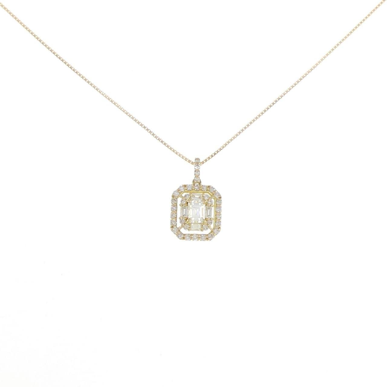 【新品】K18YG ダイヤモンド ネックレス 0.43CT