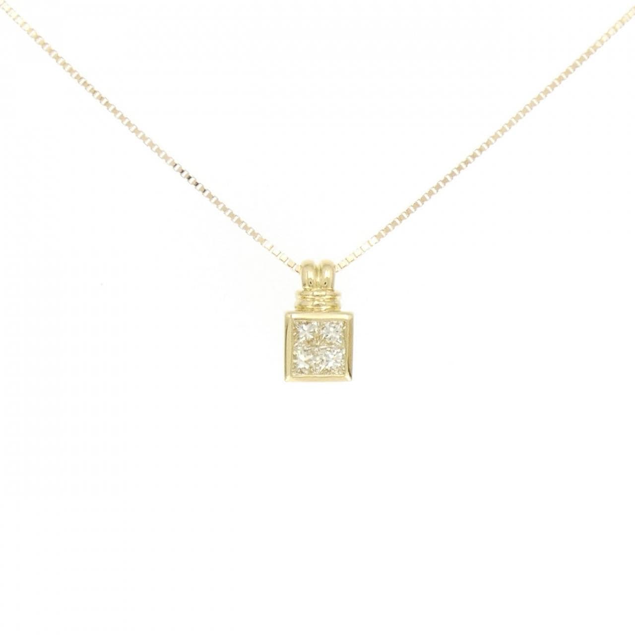 K18YG ダイヤモンド ネックレス 0.50CT