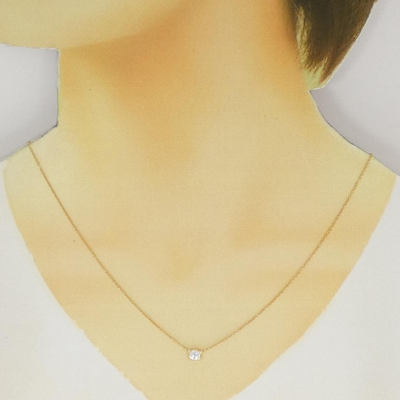 ティファニー バイザヤード ネックレス 0.33CT G VVS1 3EXT