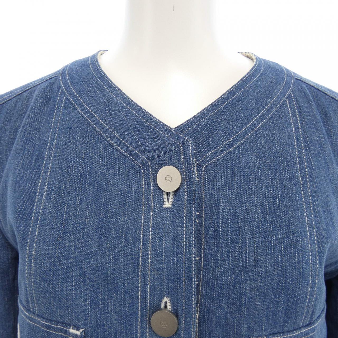 【ヴィンテージ】シャネル CHANEL P12461W02481 99C デニムジャケット