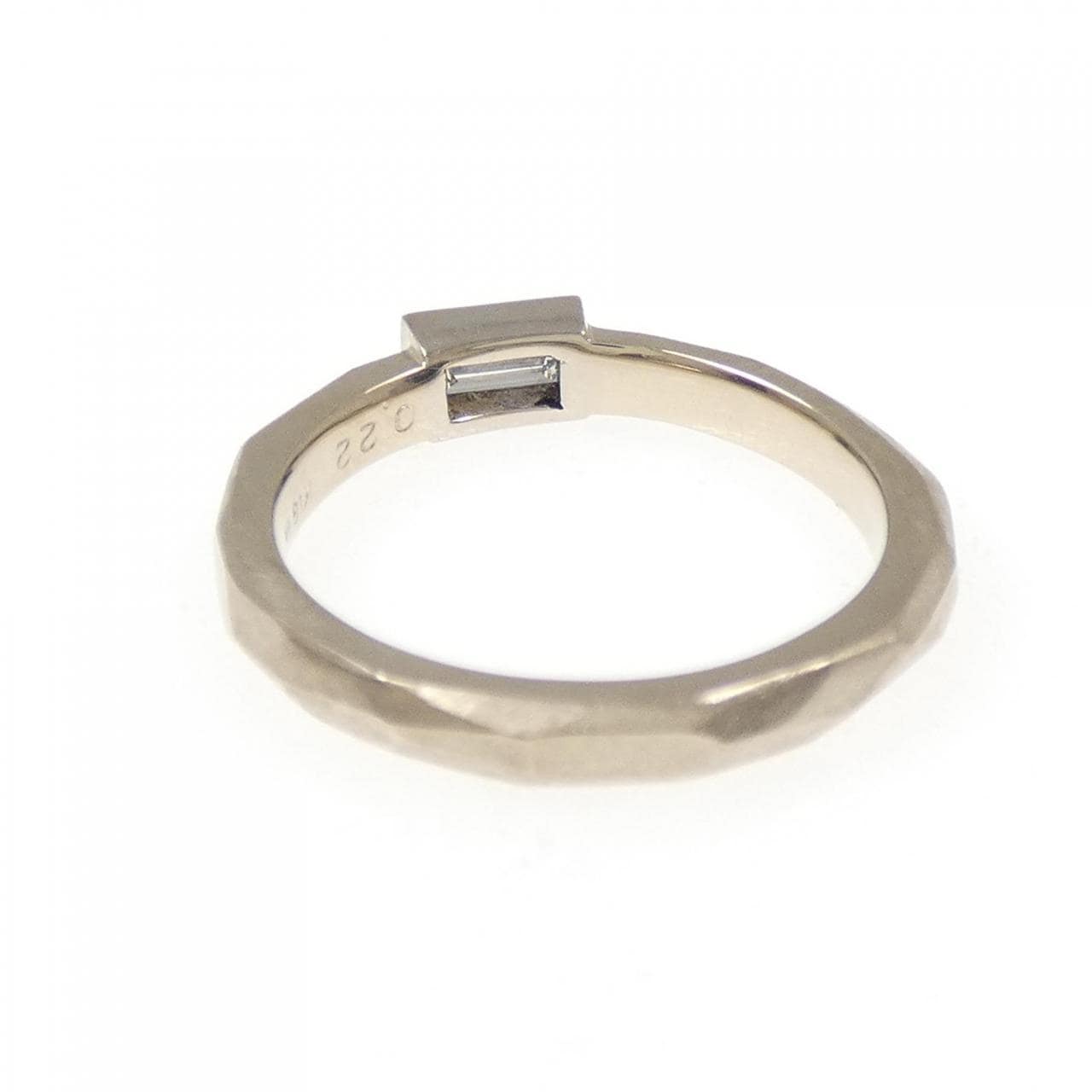 K18WG ダイヤモンド リング 0.22CT