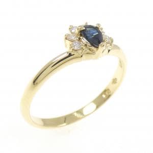 K18YG サファイヤ リング