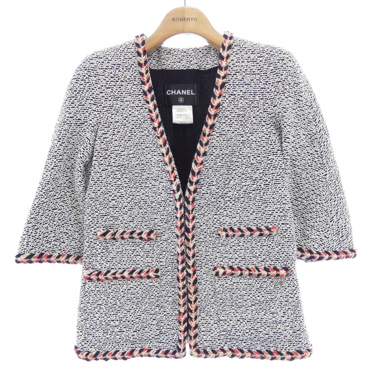 シャネル CHANEL P40492V29227 ノーカラージャケット