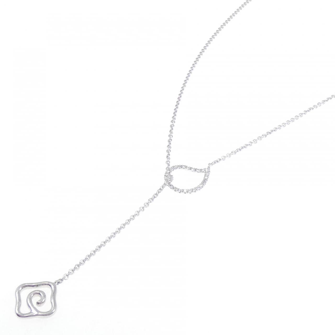 750WG ダイヤモンド ネックレス