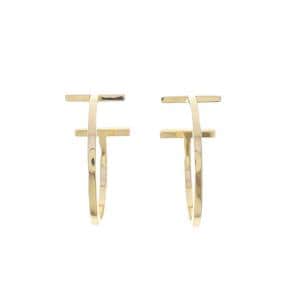 TIFFANY T-wire hoop medium earrings