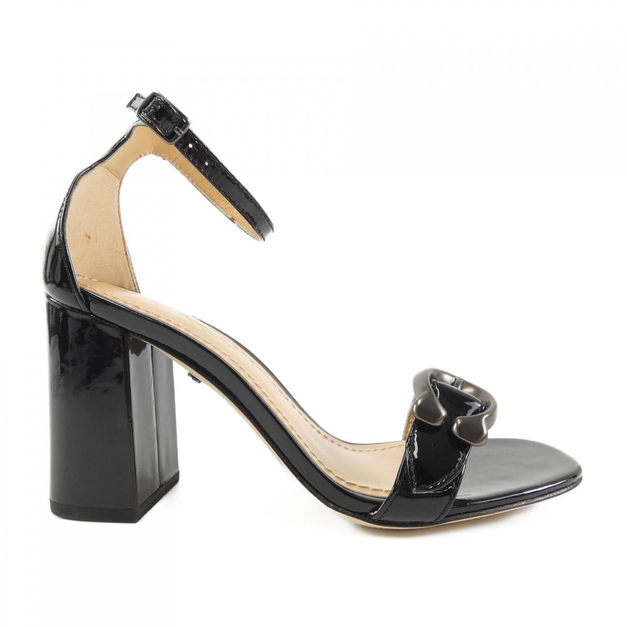 Patent leather sandals Coach Black size 5.5 US in Patent leather - 27022051