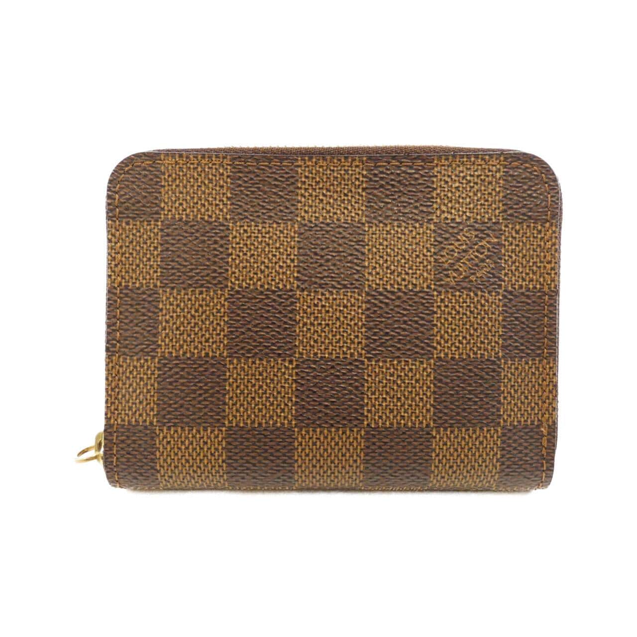 LOUIS VUITTON Damier拉链零钱包 N63070 零INCASE
