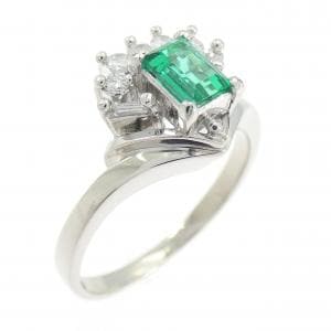 PT900 エメラルド リング 0.36CT