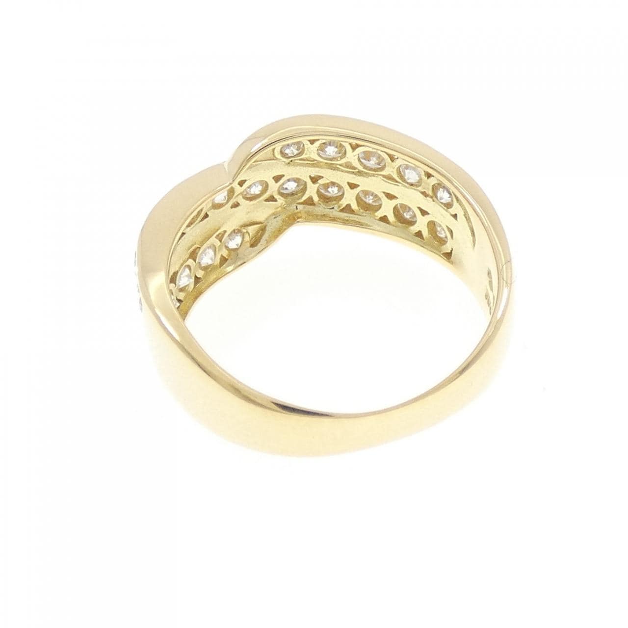 K18YG ダイヤモンド リング 1.00CT