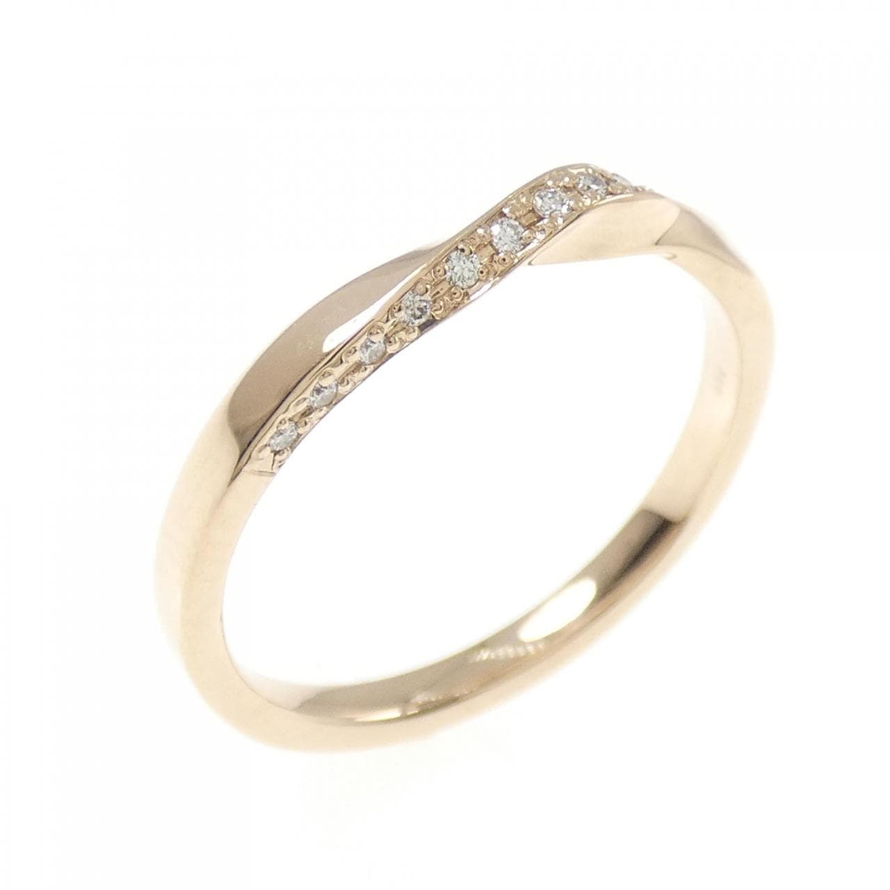 K18PG ダイヤモンド リング