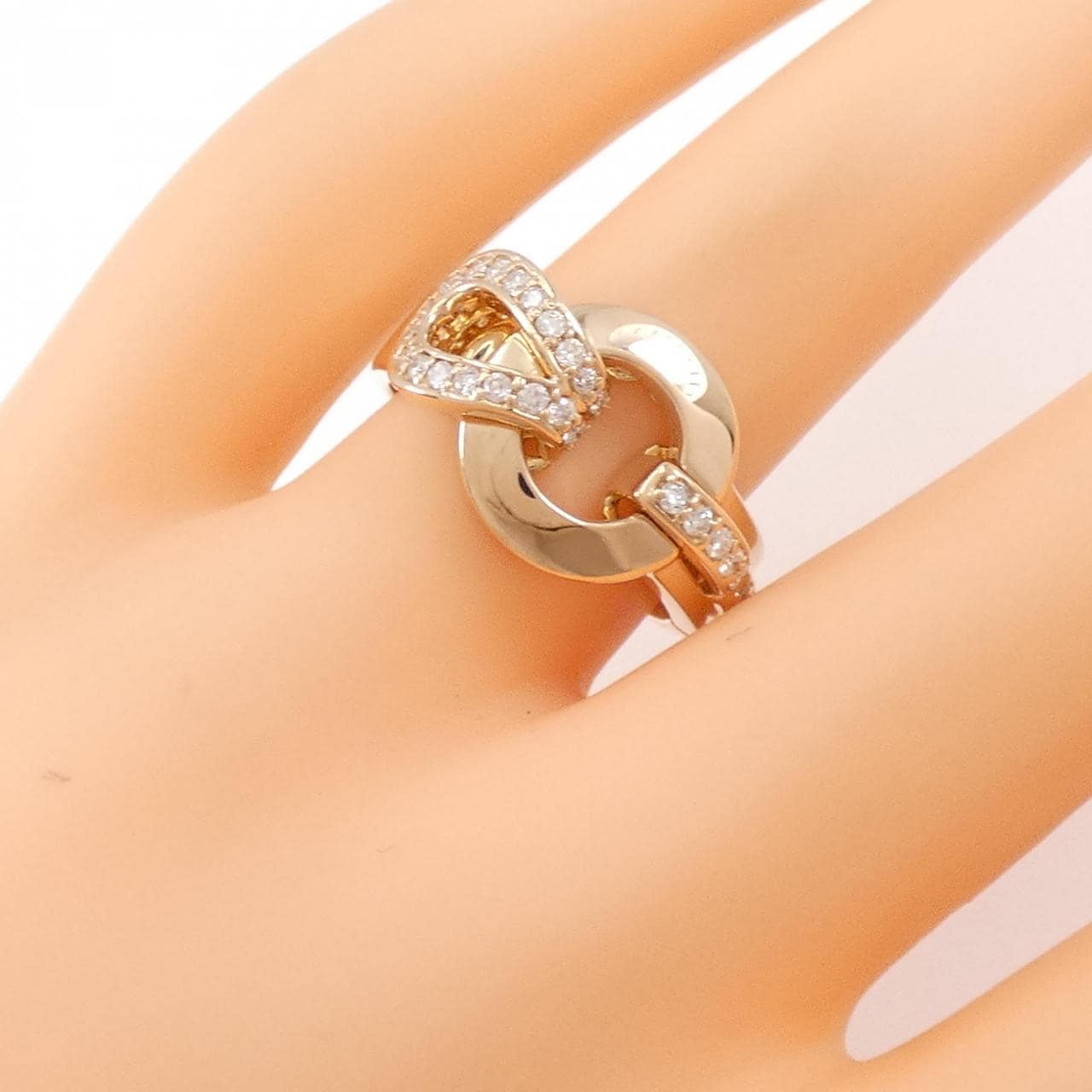 K18PG ダイヤモンド リング 0.29CT