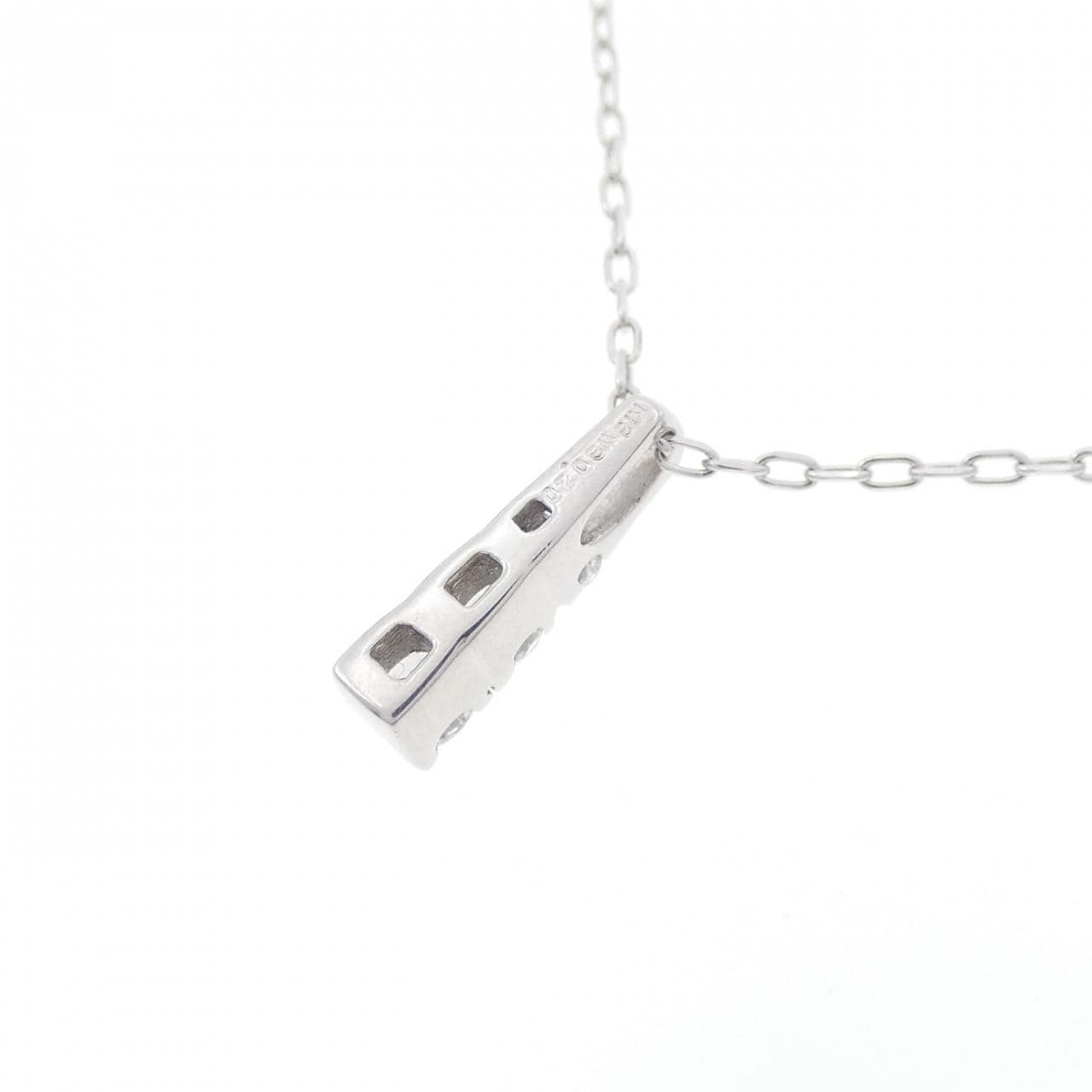 K18WG ダイヤモンド ネックレス 0.20CT
