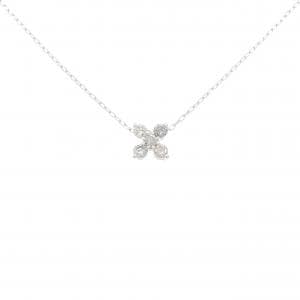 K18WG ダイヤモンド ネックレス 0.40CT