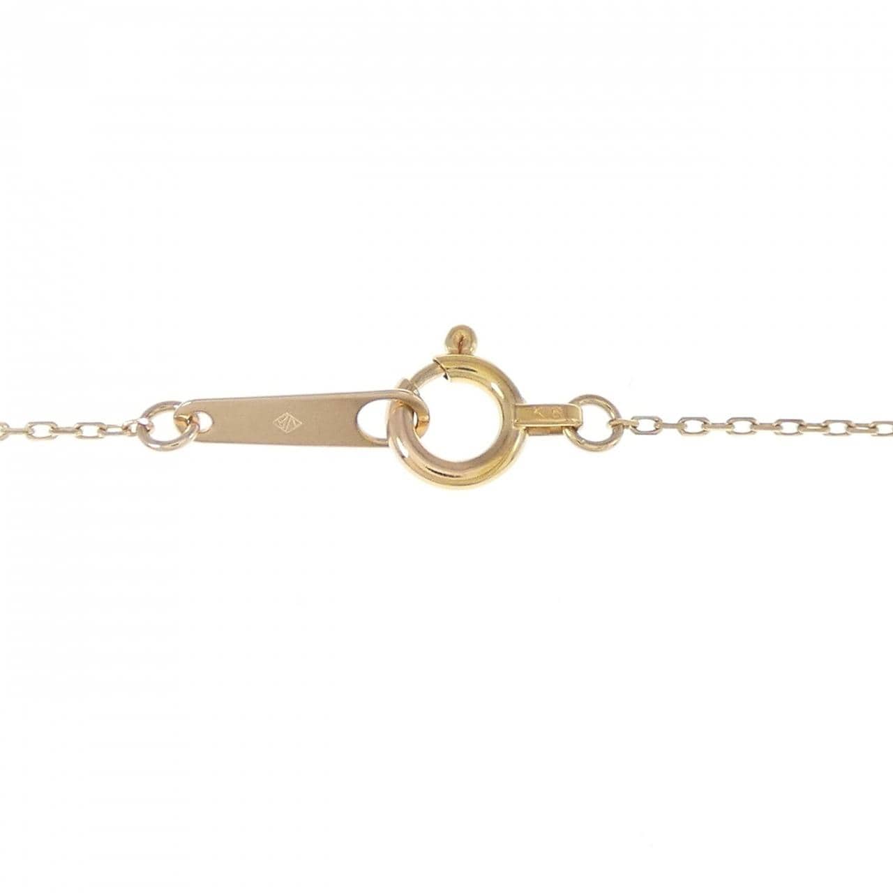 K18PG ダイヤモンド ネックレス 0.09CT