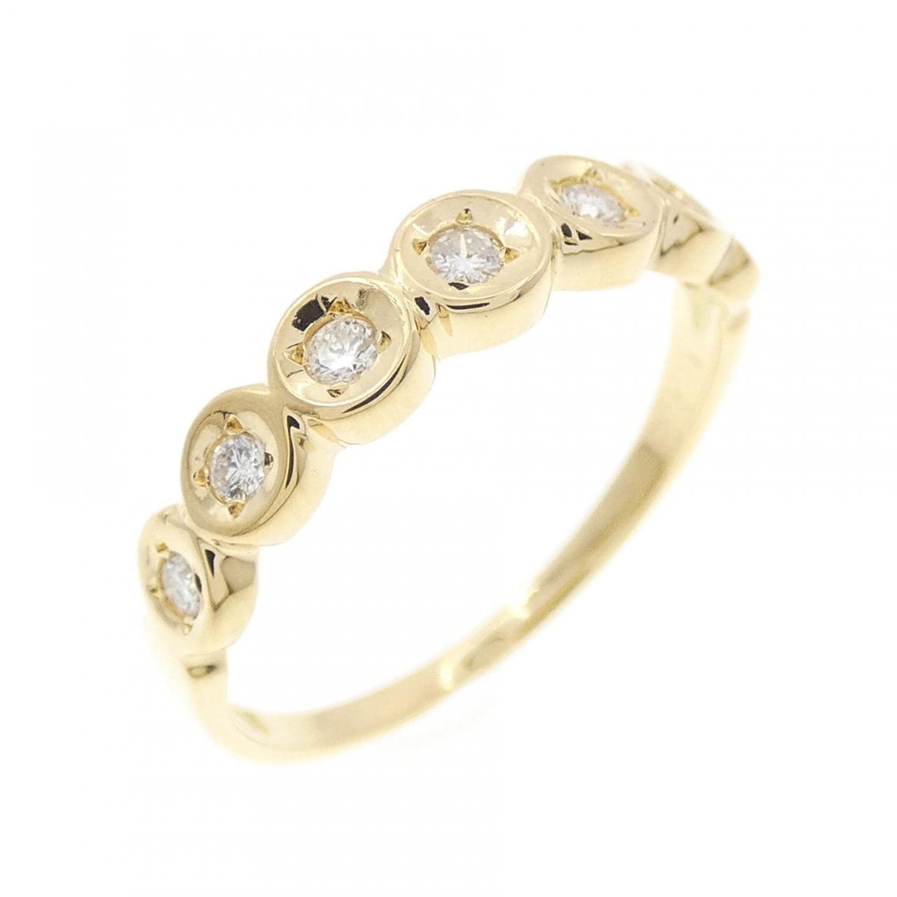 K18YG ダイヤモンド リング 0.12CT