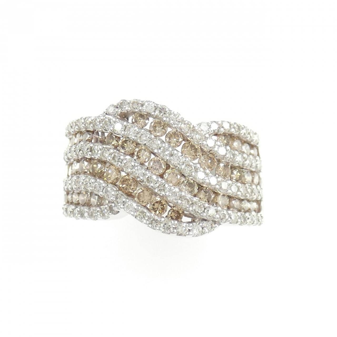 K18WG ダイヤモンド リング 1.50CT