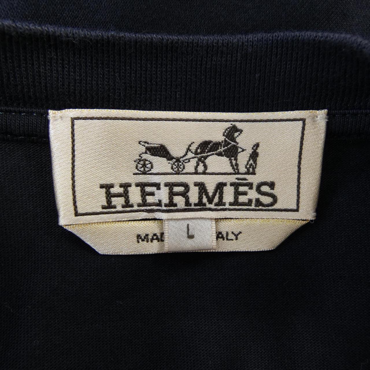 エルメス HERMES ミニレザーパッチ　ジュ ダドレス JEU D'ADRESS 457930HA Tシャツ