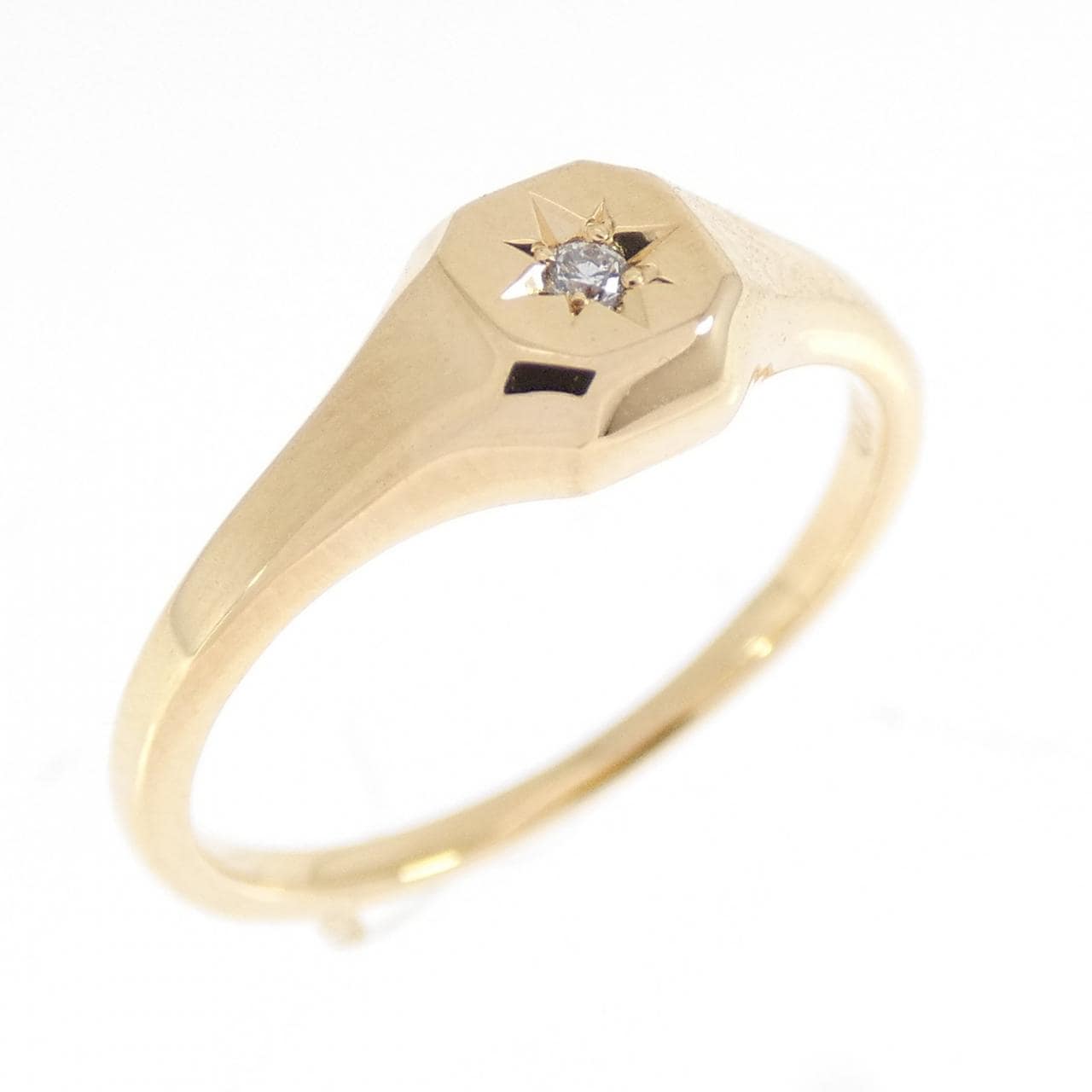 K18YG ダイヤモンド リング 0.01CT