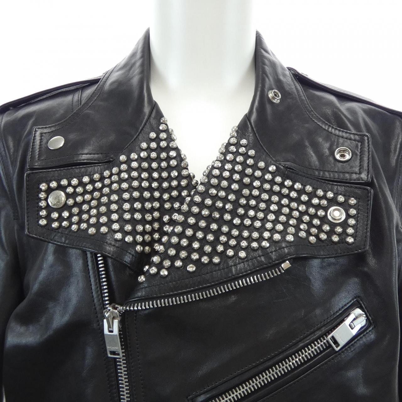 サンローラン SAINT LAURENT 361691 Y5GF1 レザーライダースジャケット