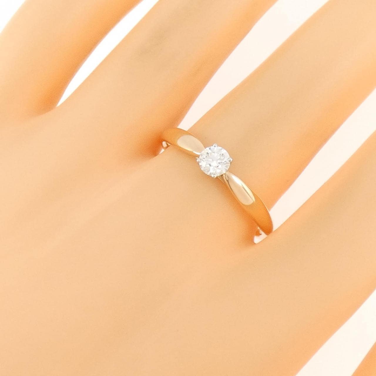 ティファニー ハーモニー リング 0.29CT F VVS1 3EXT