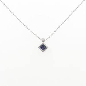K18WG サファイヤ ネックレス 0.20CT