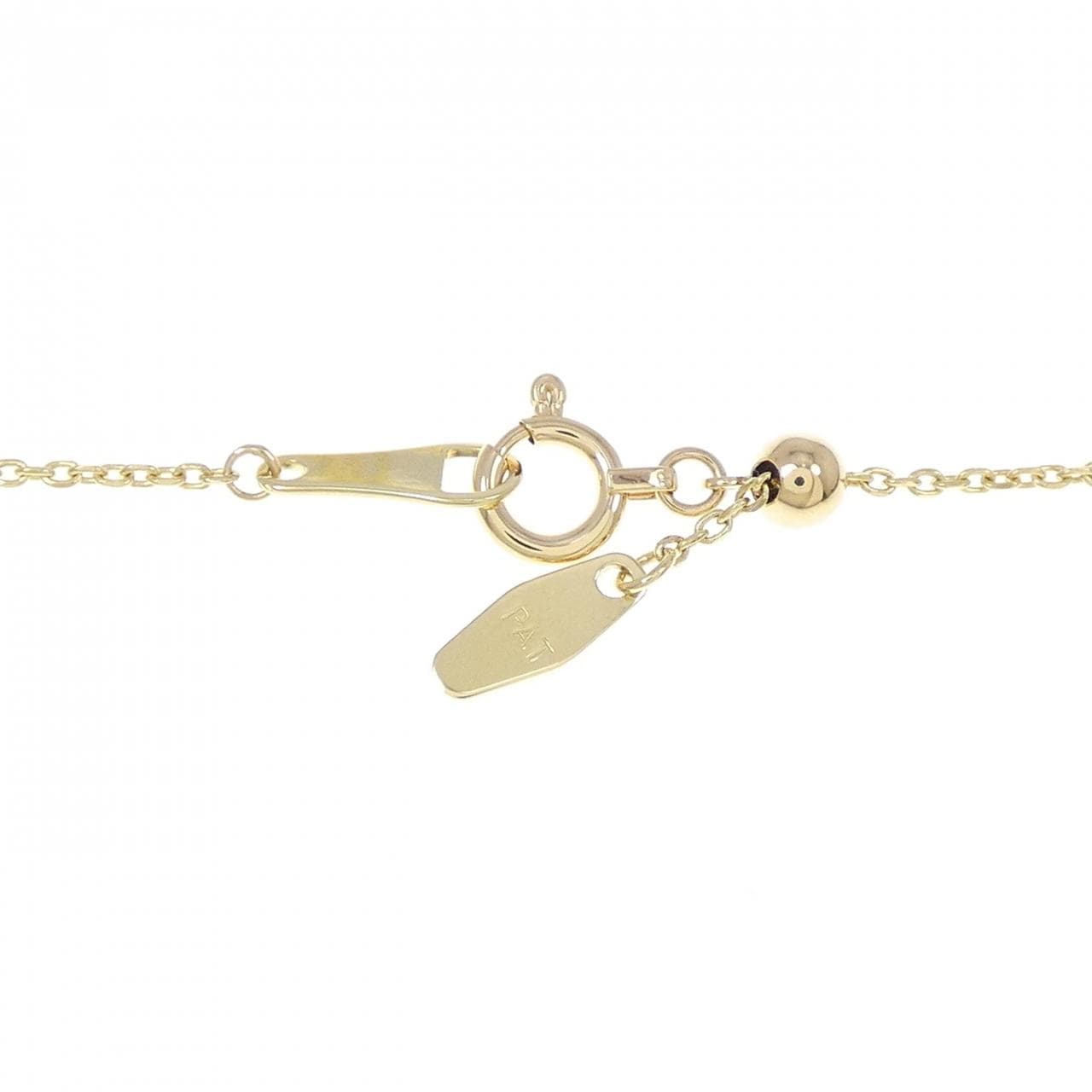 K18YG フラワー ダイヤモンド ネックレス 0.23CT