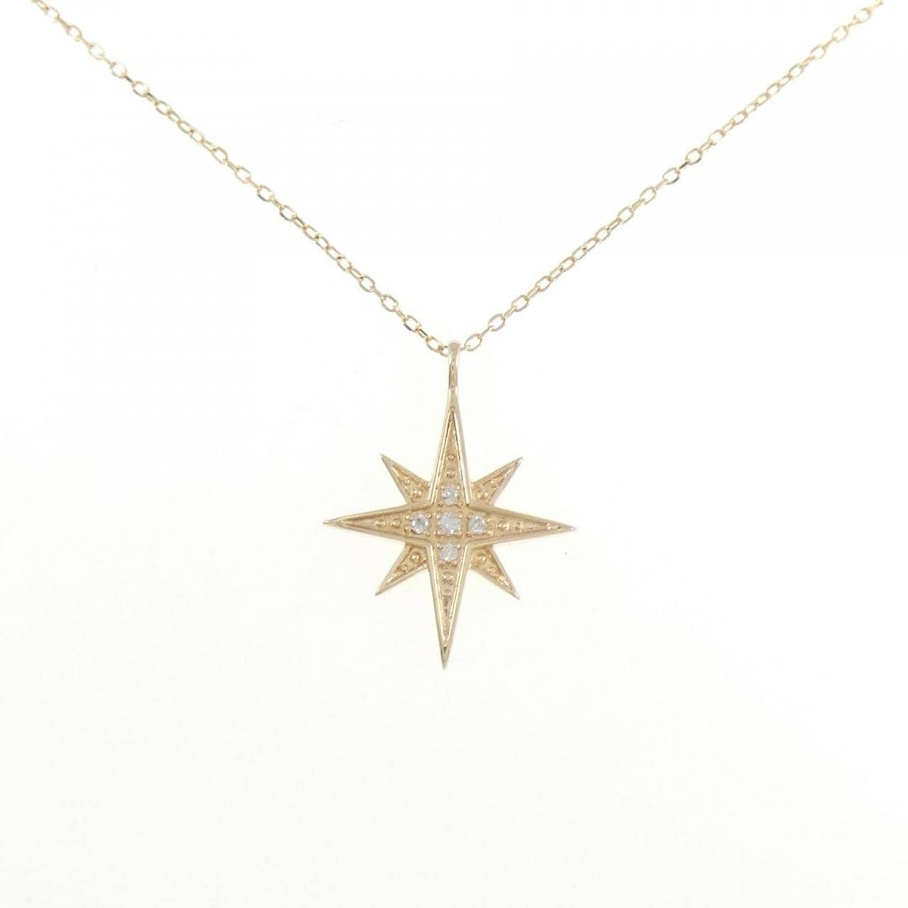 K10YG ダイヤモンド ネックレス