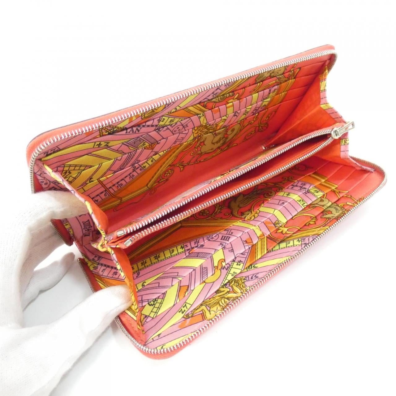 エルメス ASTROLOGIE NOUVELLE シルク イン クラシック 064958CK 財布