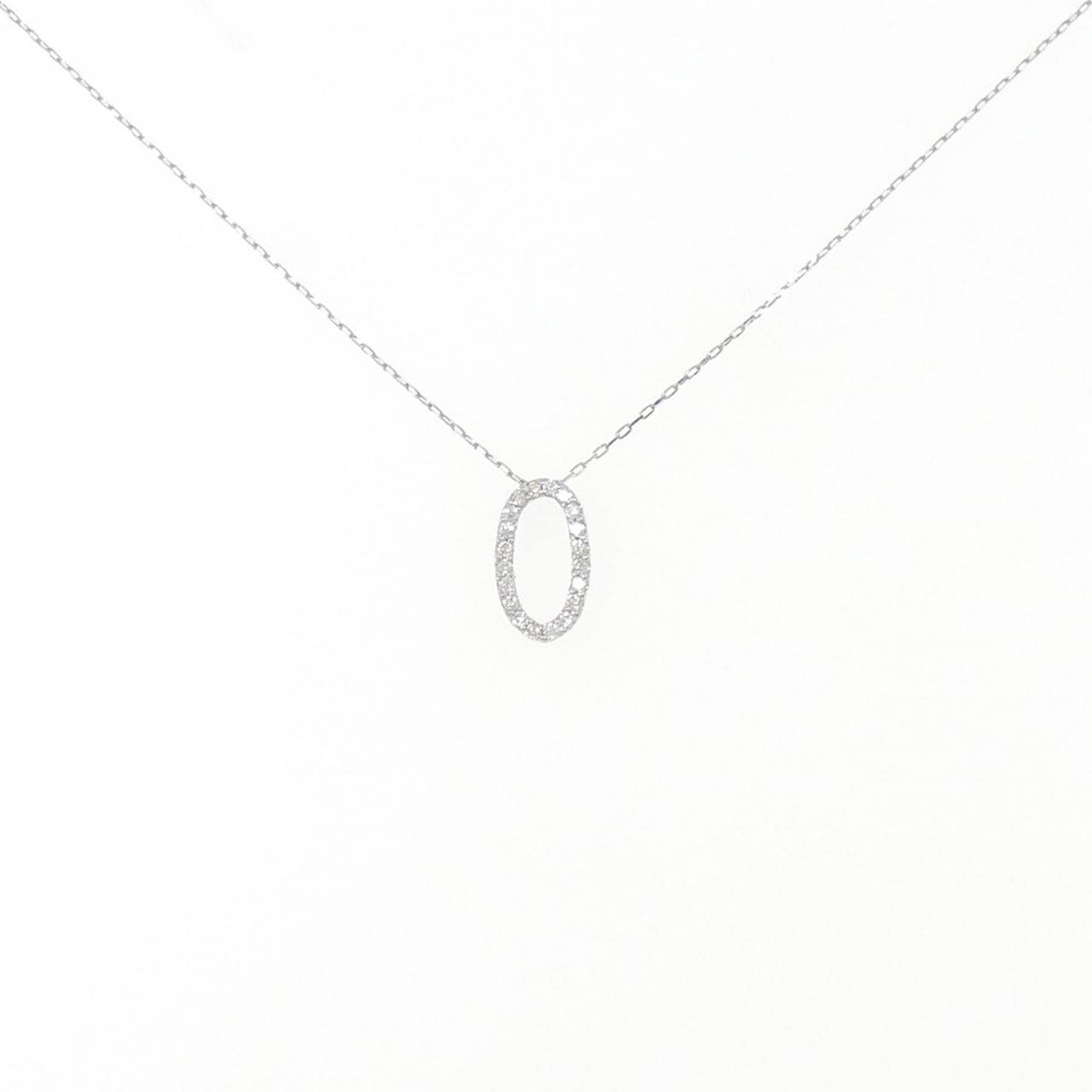 [BRAND NEW] PT Diamond Necklace 0.10CT