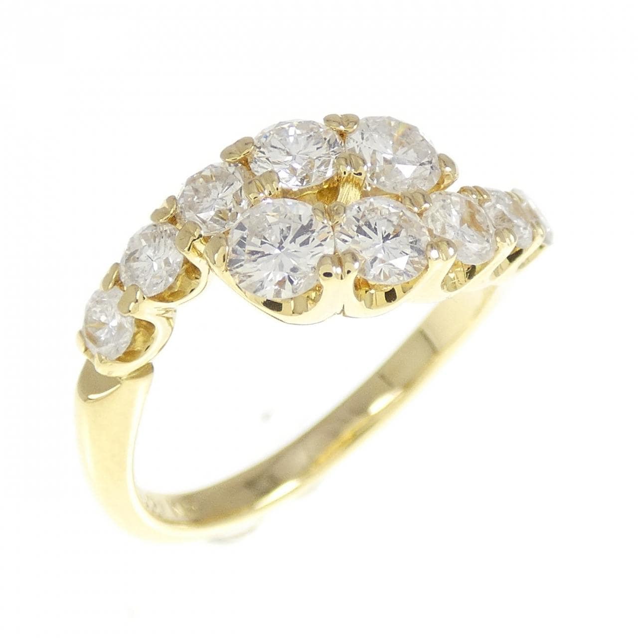K18YG ダイヤモンド リング 1.02CT