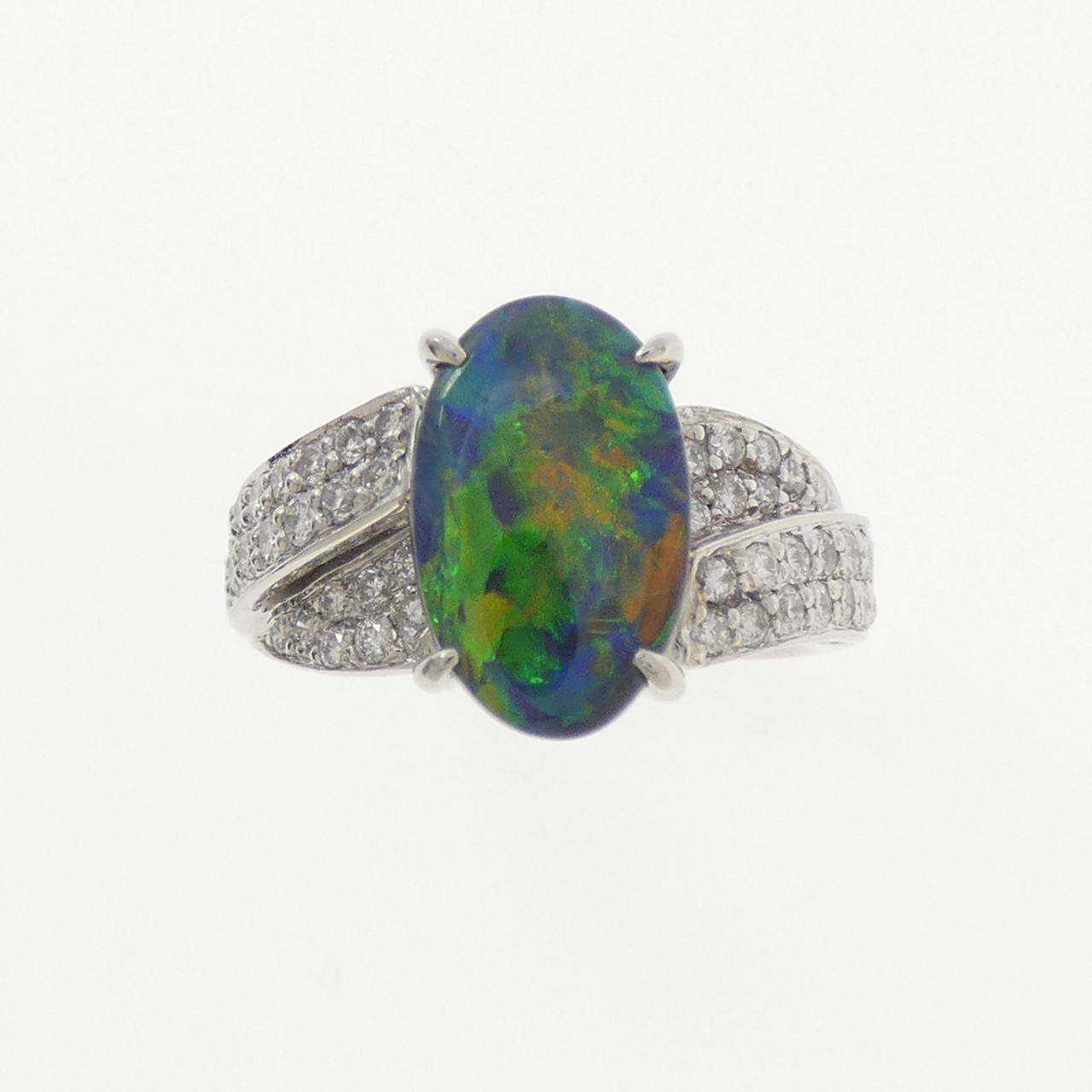 PT900 ブラックオパール リング 2.336CT