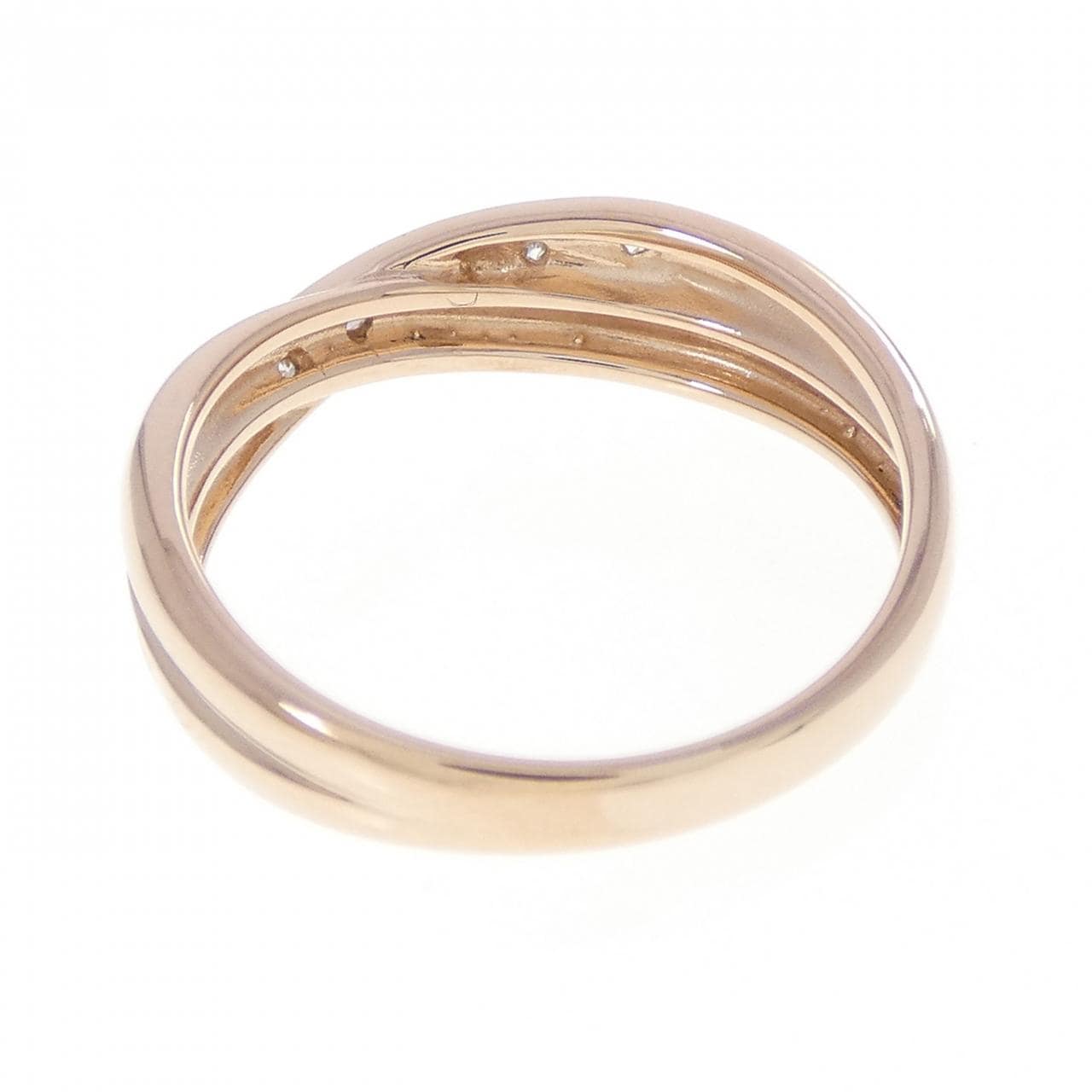 K18PG ダイヤモンド リング 0.14CT